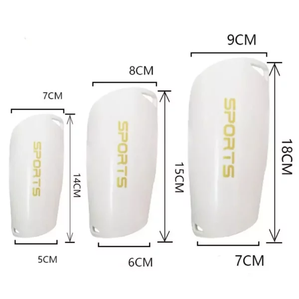 Versatile Football Shin Guards – Durable PE Material, Sizes S/M/L, for Youth & Adults