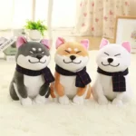 Shiba Inu Scarf-Wearing Plush Toy