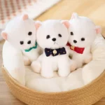 Adorable Fluffy Pomeranian Plush Toy