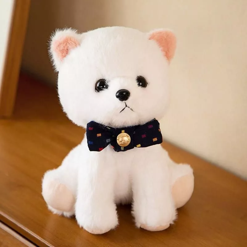 Adorable Fluffy Pomeranian Plush Toy