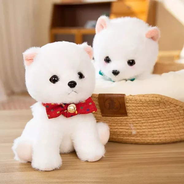 Adorable Fluffy Pomeranian Plush Toy
