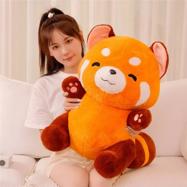 Red Panda Plushie Doll – Soft Fluffy Stuffed Animal Hug Pillow