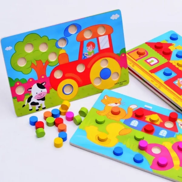 3D Montessori Wooden Jigsaw Puzzle