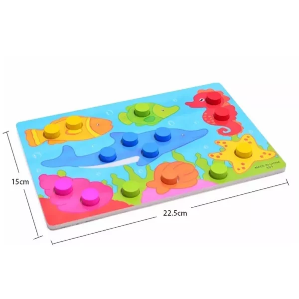 3D Montessori Wooden Jigsaw Puzzle