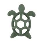 Soothing Silicone Turtle Teether - BPA Free, FDA Approved Food Grade Teething Toy for Babies