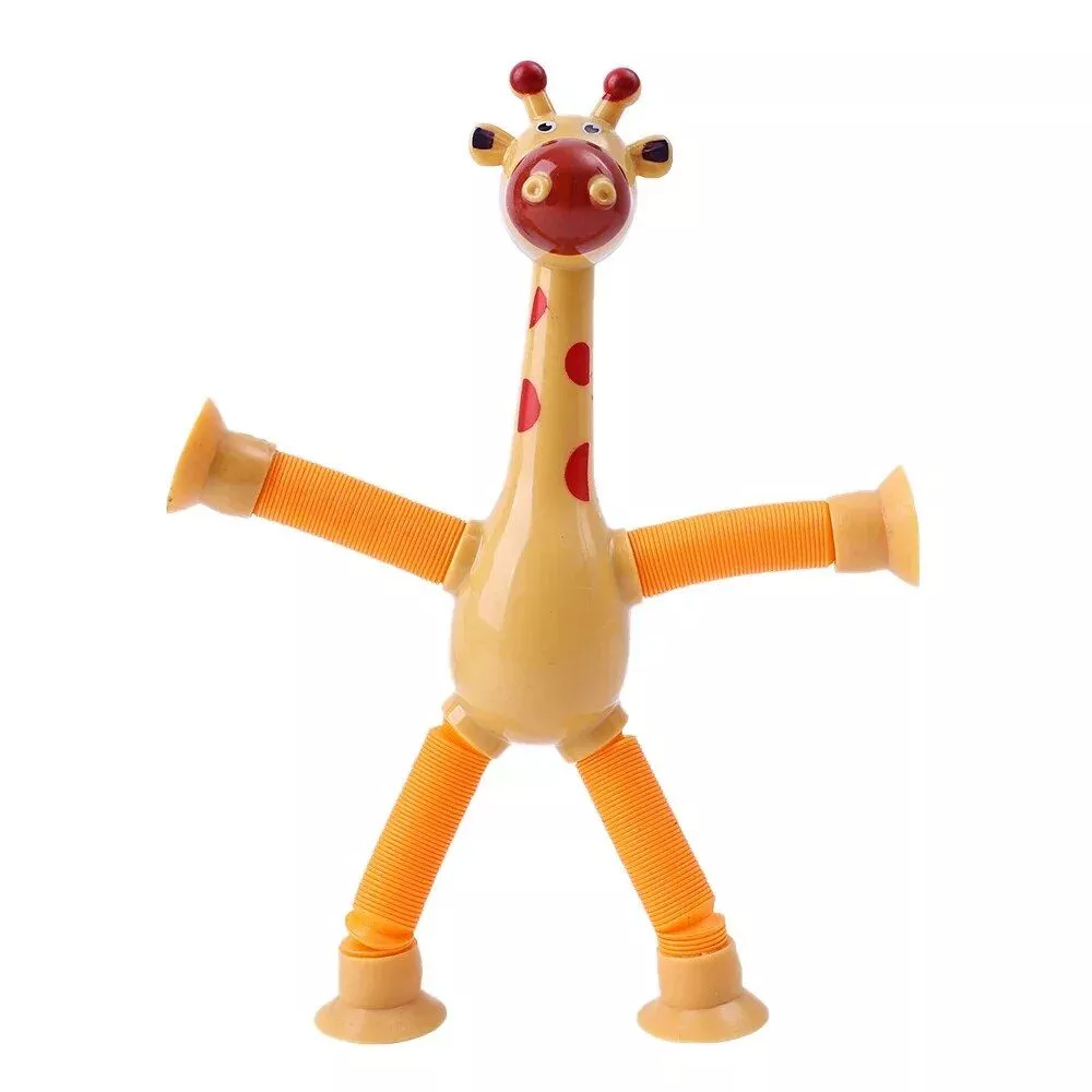 Flexible Giraffe Pop Tube Sensory Toy for Kids & Adults
