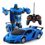 2-in-1 Transforming RC Car Robot Toy