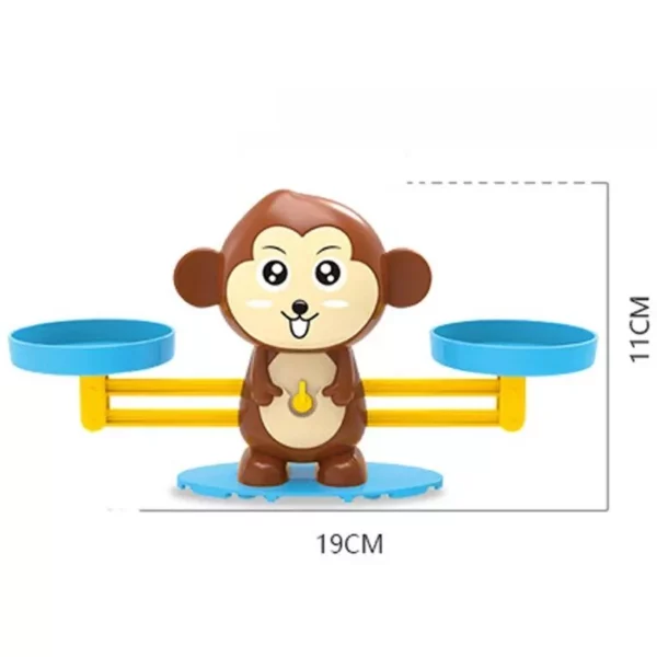 Digital Monkey Balance Scale: Fun Math Learning & Number Match Game