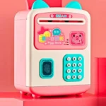 Kids Smart Piggy Bank with Face Recognition and Fingerprint Unlock