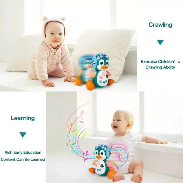 Musical Penguin Baby Crawling Toy - Image 6