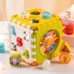 Shape Sorting Activity Cube: A Montessori Toddler's Delight