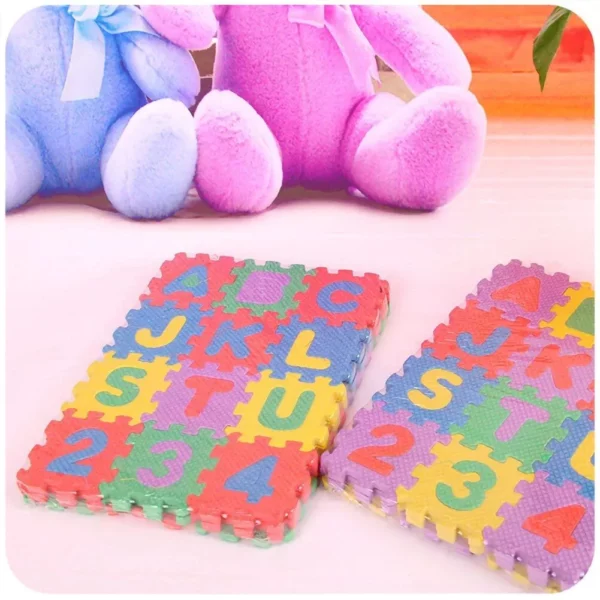3D Alphabet & Number Soft Foam Play Mat for Kids