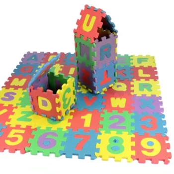 3D Alphabet & Number Soft Foam Play Mat for Kids