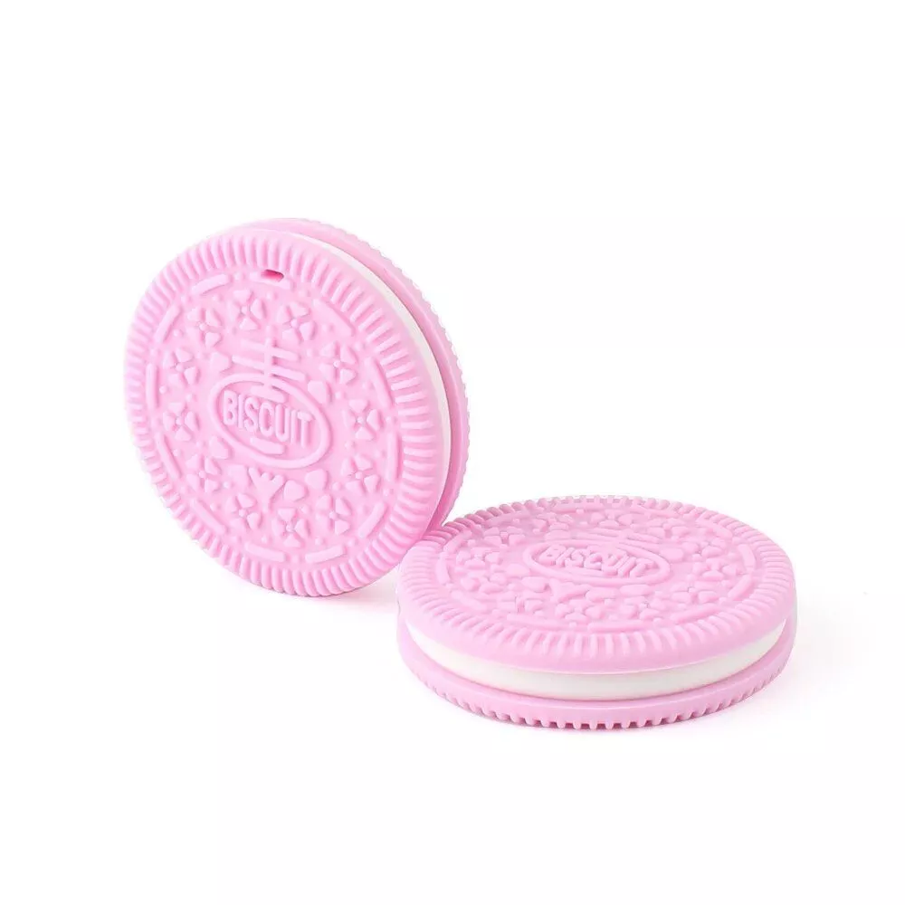 Food-Grade Silicone Oreo Teether for Babies