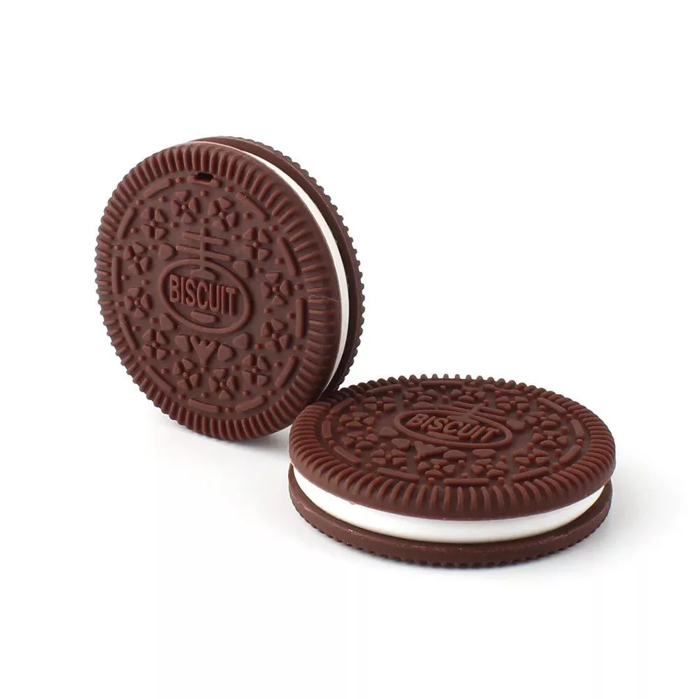 Food-Grade Silicone Oreo Teether for Babies