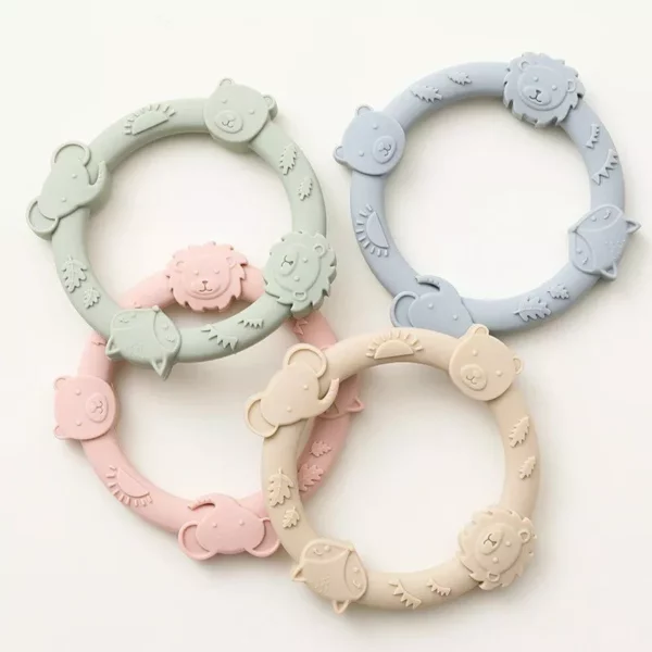 Animal-Shaped Silicone Baby Teether