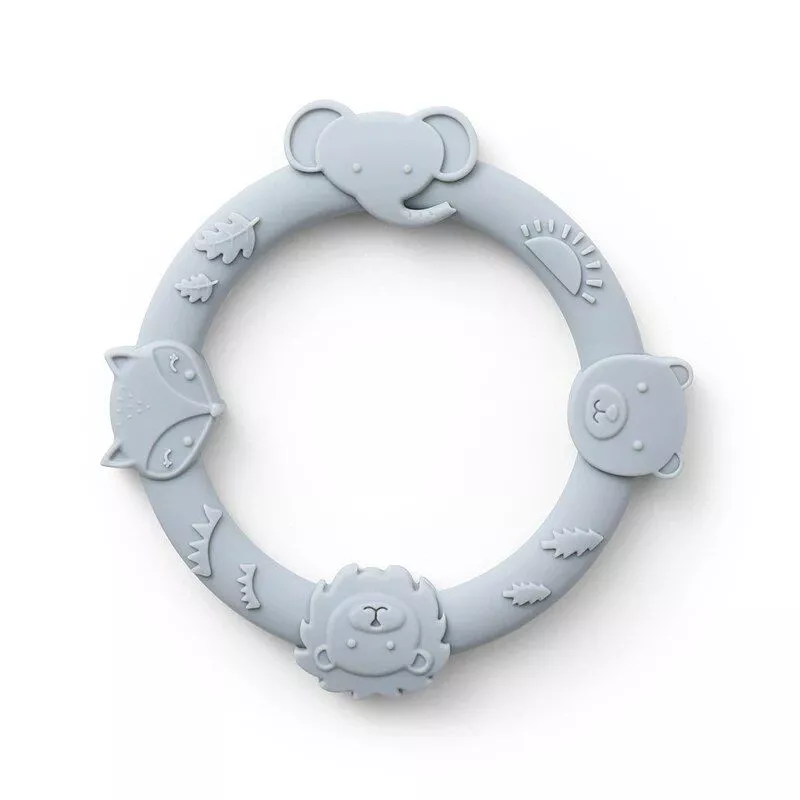 Animal-Shaped Silicone Baby Teether