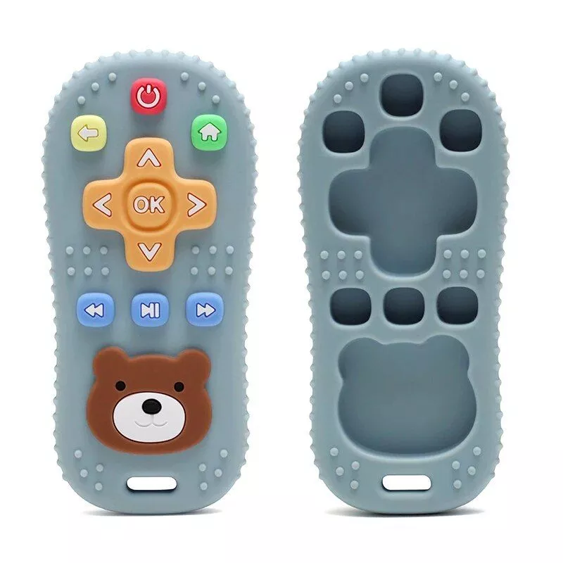 Remote Control Bear-Shaped Baby Silicone Teething Toy