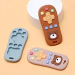 Remote Control Bear-Shaped Baby Silicone Teething Toy