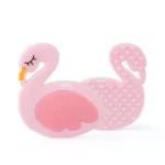 Silicone Flamingo Baby Teether