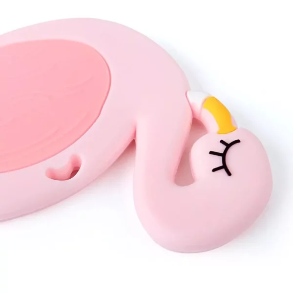 Silicone Flamingo Baby Teether