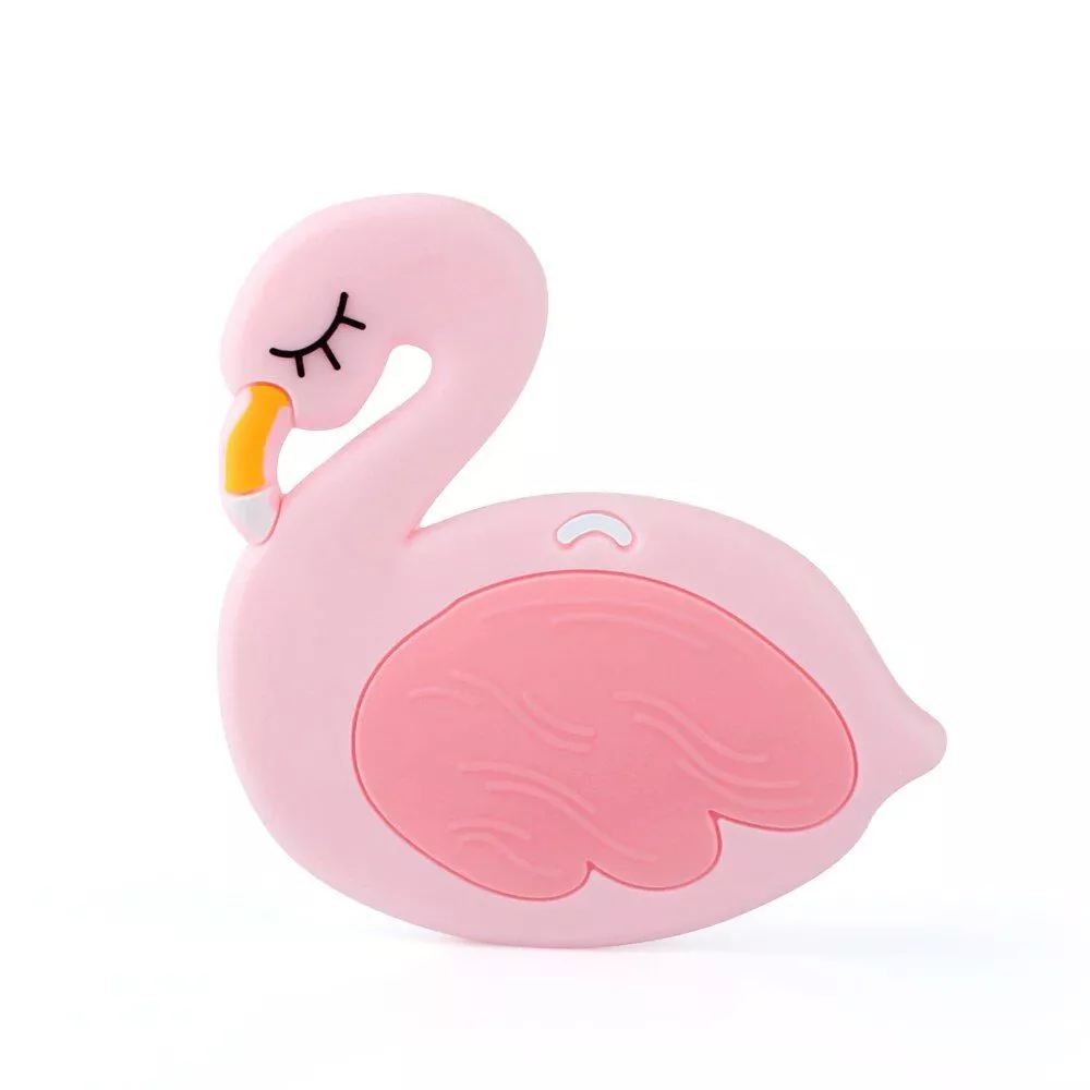 Silicone Flamingo Baby Teether