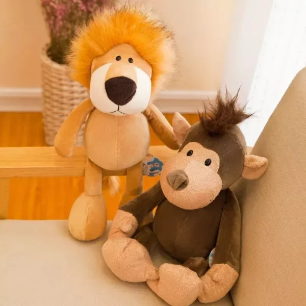 Adorable Jungle Animal Plush Toys – Soft and Cuddly Friends for Kids