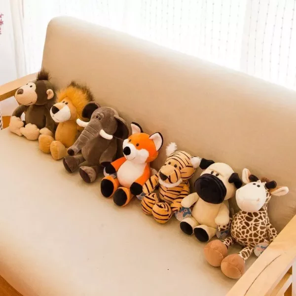 Adorable Jungle Animal Plush Toys - Soft and Cuddly Friends for Kids - Image 5