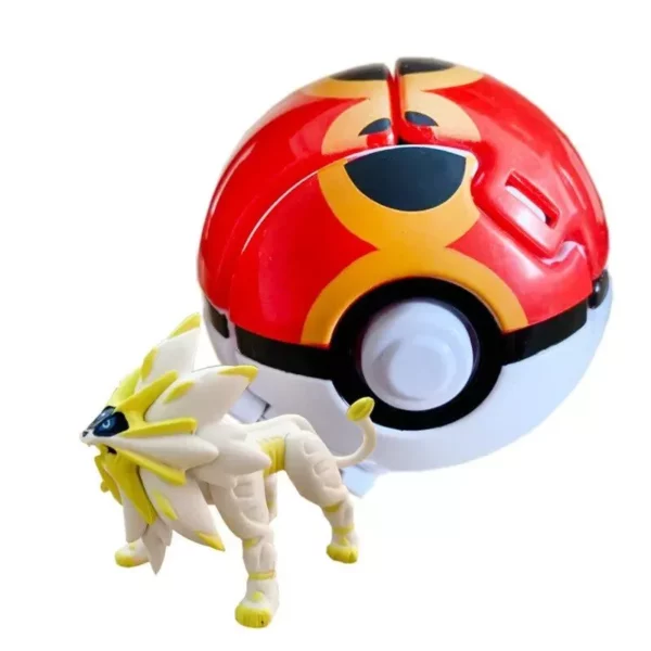Pokemon Blast Poke Ball with Pikachu, Charizard & Solgaleo Figures