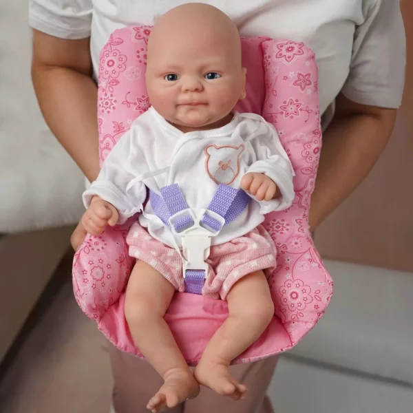 Lifelike Full Body Silicone Reborn Baby Dolls – Soft, Realistic 14-inch Boy and Girl Options