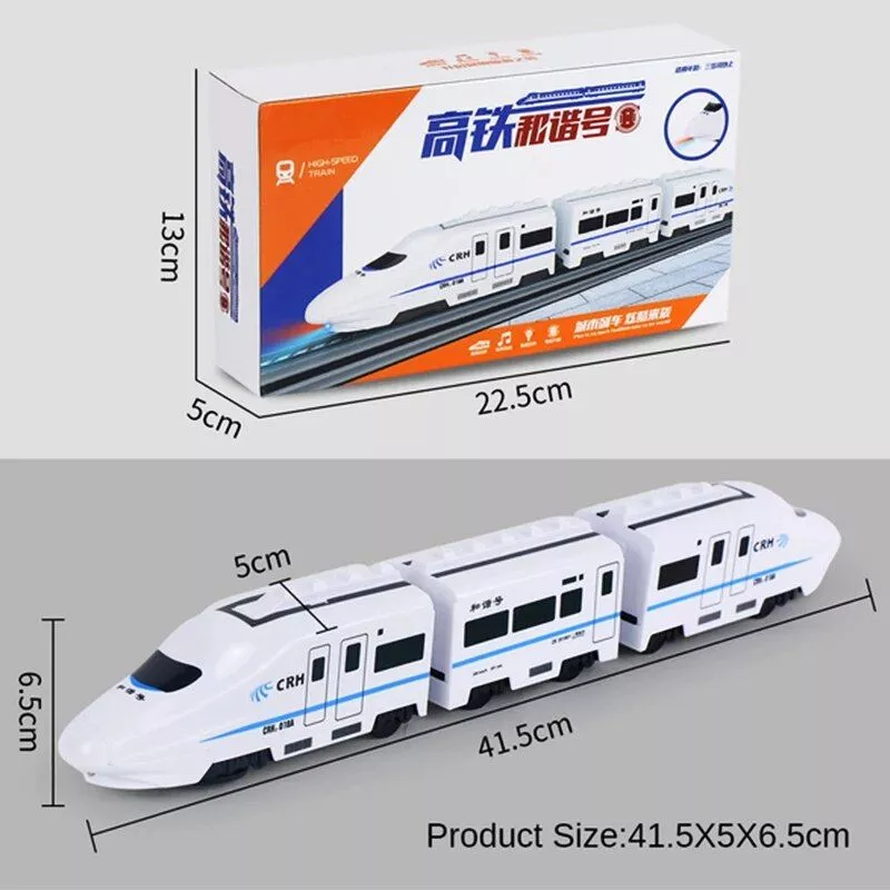 Interactive High-Speed Electric Train Toy with Sound & Light Effects