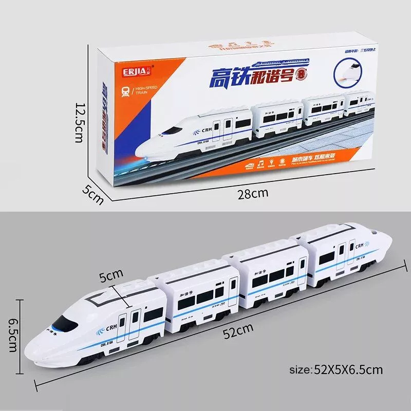 Interactive High-Speed Electric Train Toy with Sound & Light Effects