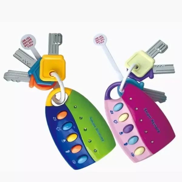 Interactive Musical Car Key Toy for Babies - Fun and Educational Pretend Play - Image 2