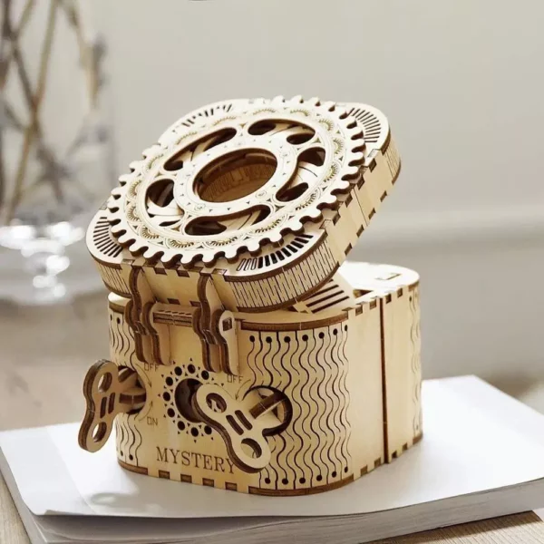 DIY 3D Wooden Puzzle Treasure Box
