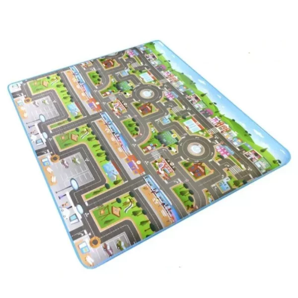 City Traffic Baby Play Mat Crawling Pad