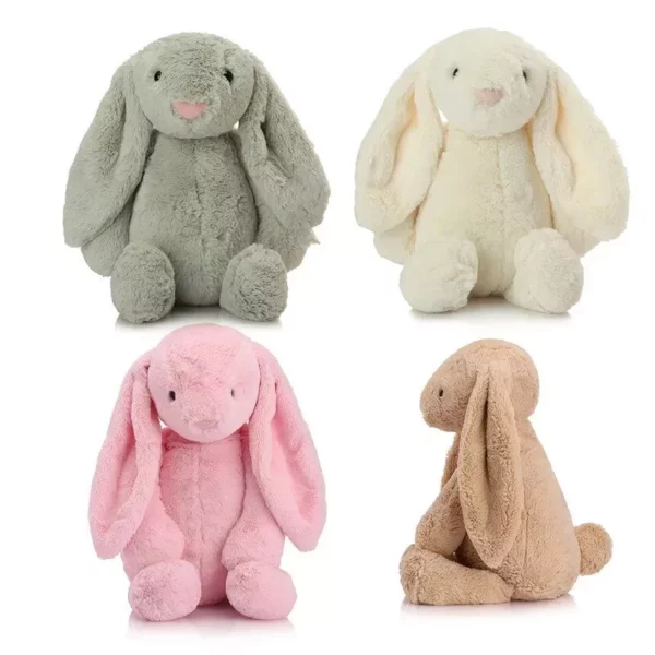 Enchanting Long-Eared Bunny Plush Toy – Soft, Cuddly, and Versatile Companion for All Ages