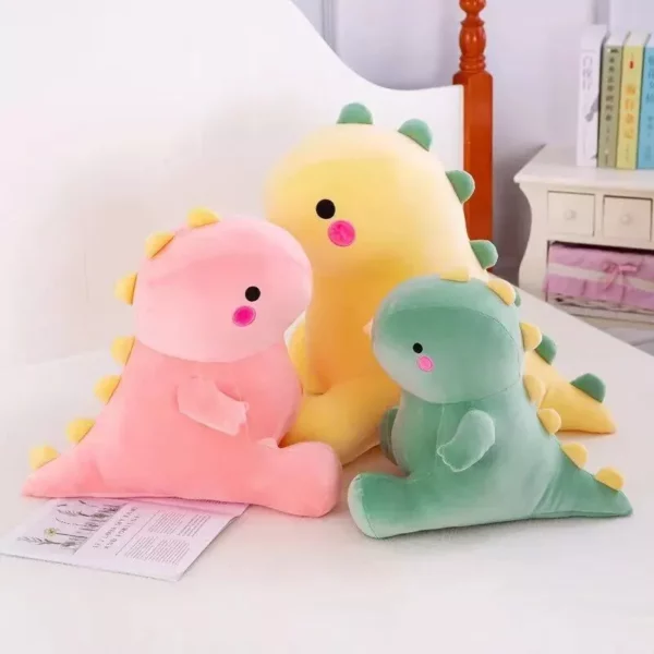 Adorable Dinosaur Plush Toy – Soft Cartoon Stuffed Animal, Perfect for Cuddling and Home Decor