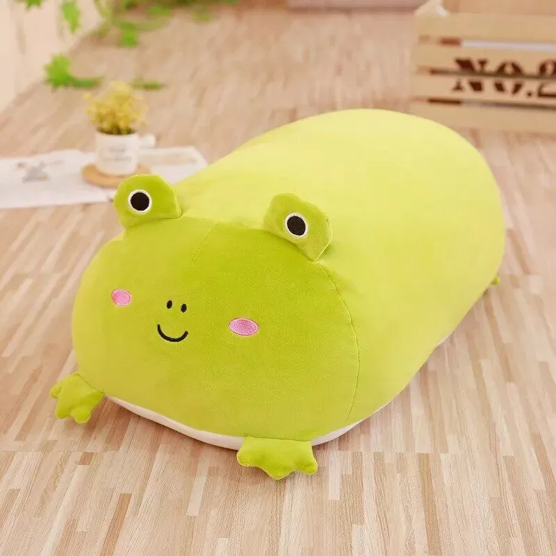 Adorable Animal Plush Pillow – Soft Cat, Dog, Frog & Pig Toy for All Ages
