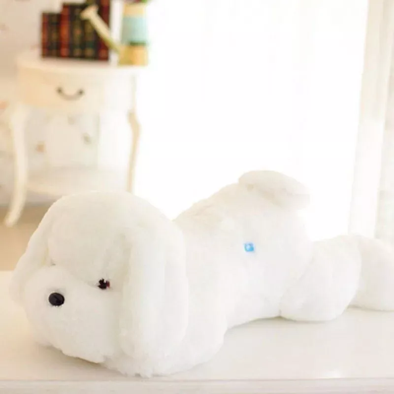 Charming LED Dog Plush Night Light: Perfect Gift for All Ages