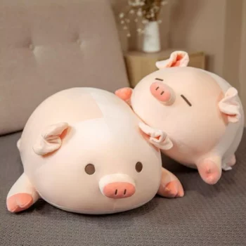 40~80cm Squishy BOBO Pig Doll Plush Toy – Pink Piggy Plushie