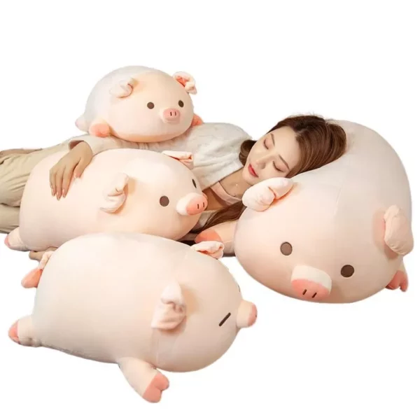 40~80cm Squishy BOBO Pig Doll Plush Toy – Pink Piggy Plushie