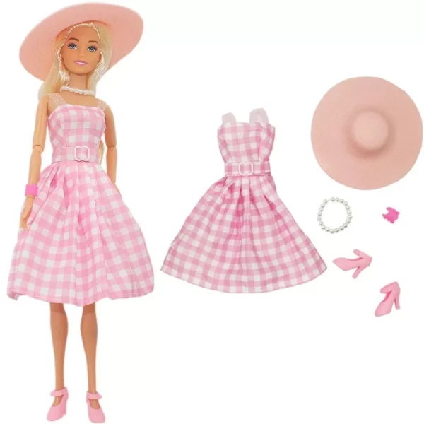 Charming Party Dress for 1/6 Scale Dolls – Stylish Gown Outfit for 12” Fashion Dolls