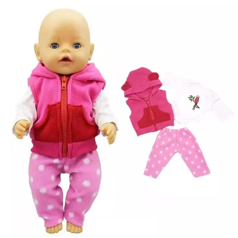 Chic Doll Jacket and Pants Set for 17″-18″ Dolls – Cozy Winter Outfit