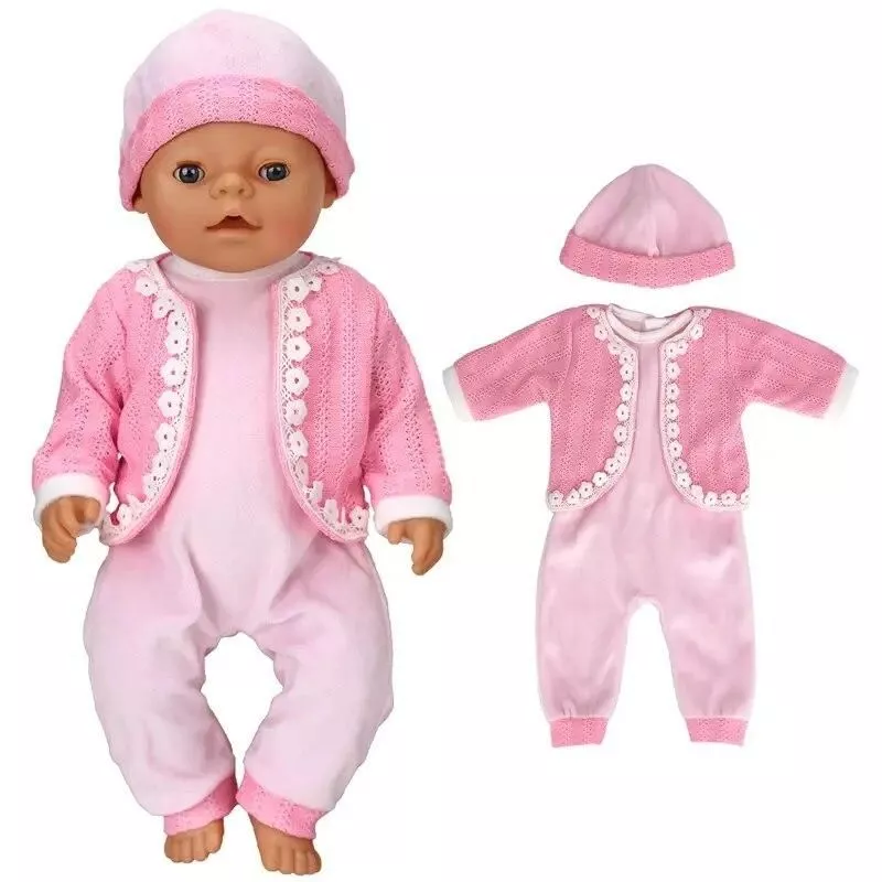 Chic Doll Jacket and Pants Set for 17″-18″ Dolls – Cozy Winter Outfit