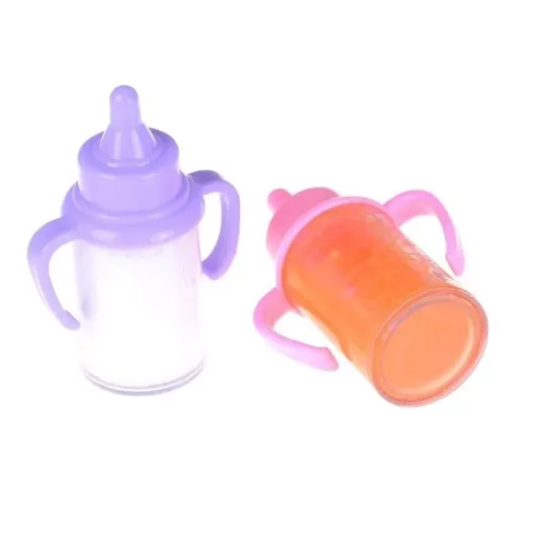 Magic Milk Bottle & Dummy Pacifier Set for Baby Dolls – Kids’ Pretend Play Accessory Kit