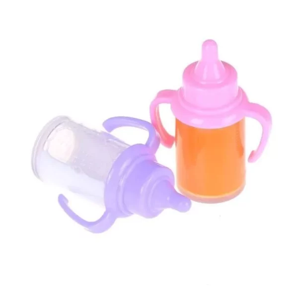Magic Milk Bottle & Dummy Pacifier Set for Baby Dolls – Kids’ Pretend Play Accessory Kit