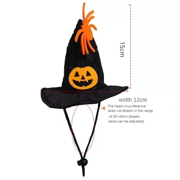 Pumpkin Halloween Pet Hat
