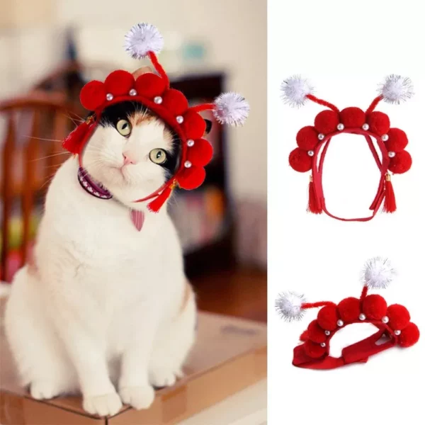 Pet Cat Chinese Style Hat