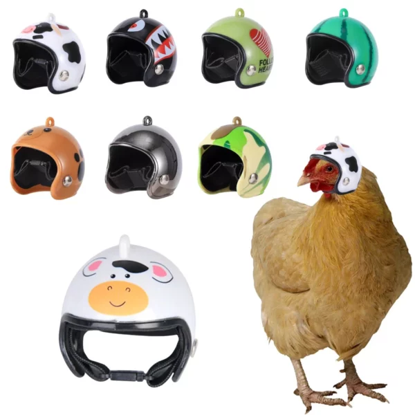 Adjustable Chicken Protective Helmet - Image 5