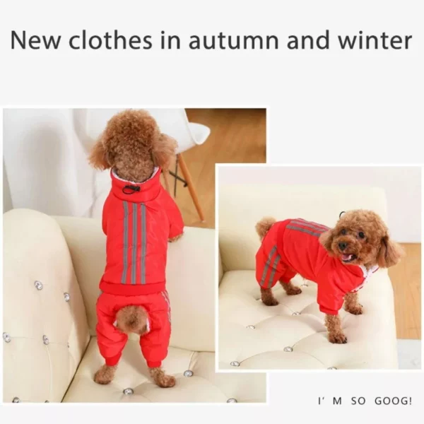 Winter-Ready Waterproof Dog Jumpsuit